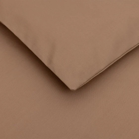Housse de couette Percale Taupe - Image 3