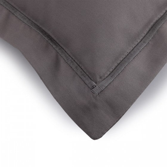 Taie d'oreiller Percale Anthracite - Image 3