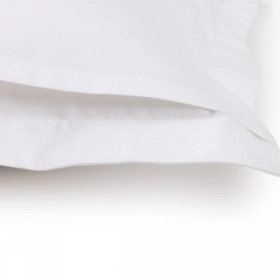 Taie d'oreiller Percale Blanc - Image 5