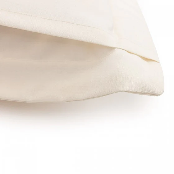 Taie d'oreiller Percale Crème - Image 5